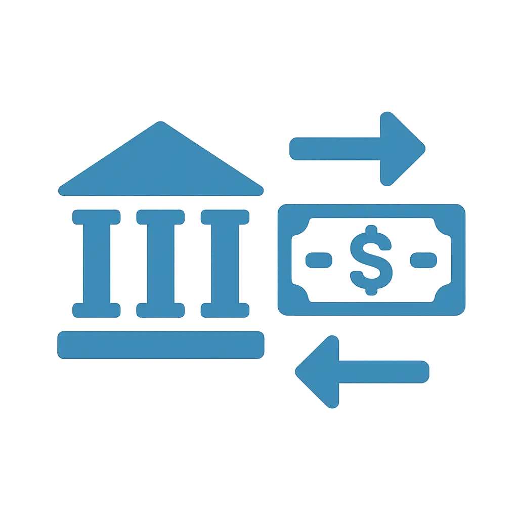 Bank Wire Transfer payment icon